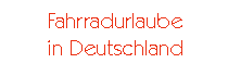 Fahrradurlaube